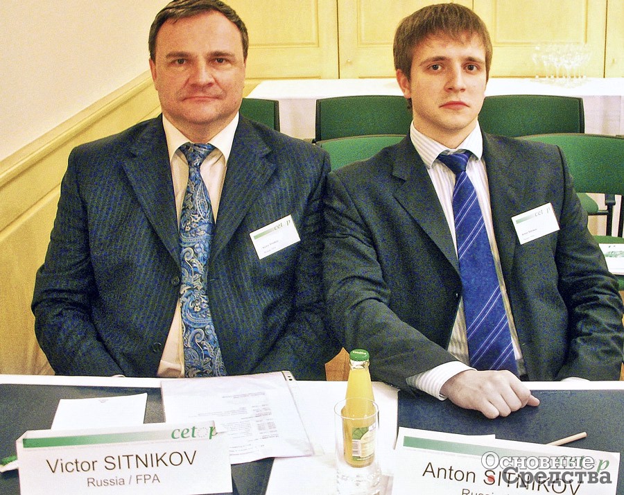 2008 г. В.А. Ситников и Антон Ситников на совещании CETOP (Европейский комитет по гидравлике и пневматике)