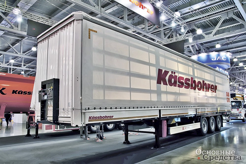 Шторный полуприцеп Kässbohrer  в комплектации для мультимодальных перевозок
