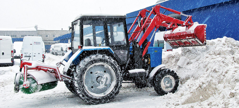 Навесное оборудование для уборки снега – Основные средства