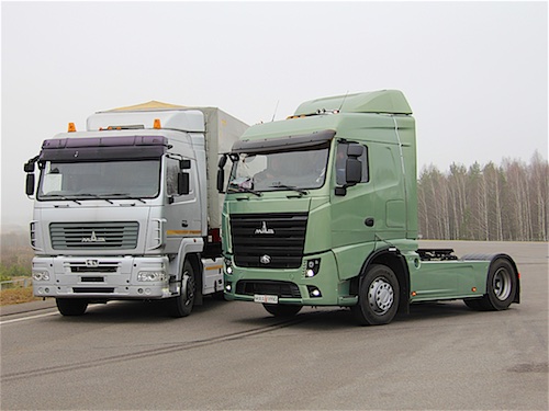 МАЗ начал выпускать европейские грузовики