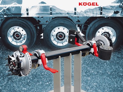 Осевой агрегат Kögel KTA — стандарт для многих моделей полуприцепов Kögel