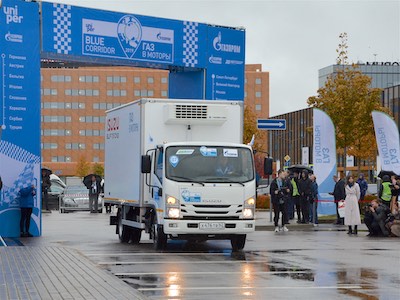 Газомоторная техника ISUZU успешно прошла проверку на российских дорогах 