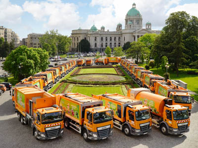 DAF Trucks поставила 44 автомобиля для городской коммунальной службы Белграда 
