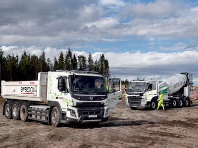 Volvo Trucks приступает к эксплуатации полностью электрических грузовиков на клиентских стройплощадках 