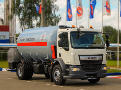 DAF Trucks Rus передала первый газовоз на шасси LF 280 FA 4х2
