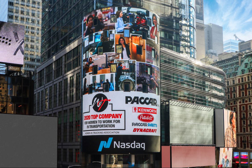 PACCAR получает признание как «Лучшая компания для женщин» на церемонии в Нью-Йорке