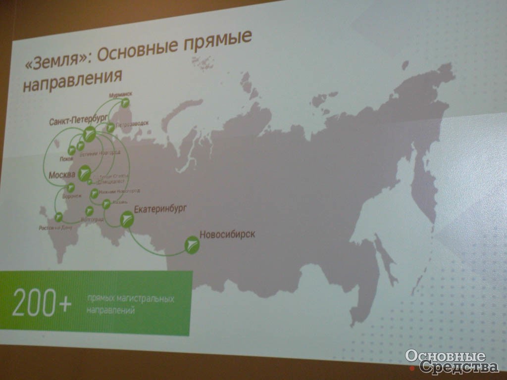 Основные направления наземной доставки грузов СДЭК из Санкт-Петербурга