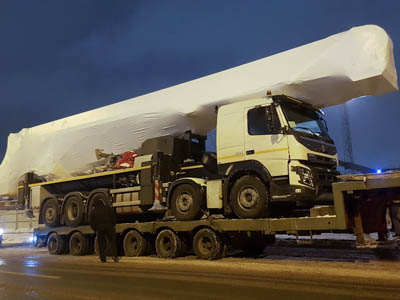 Второй 90-метровый автогидроподъемник Bronto поставлен в Россию