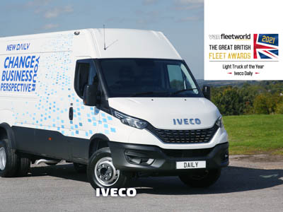 IVECO Daily завоевывает титул Light Truck of the Year в британской премии Van Fleet World Awards 2021 года