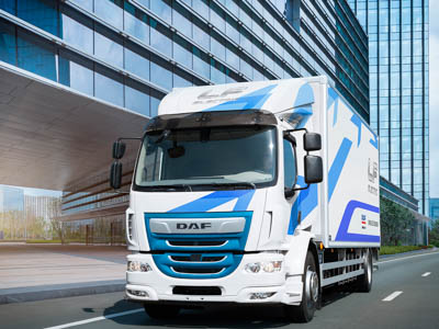 Правительство Великобритании выбирает DAF для программы тестирования электрических грузовиков