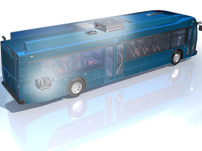 Гибридный привод eGen Flex™ компании Allison Transmission в автобусах Нью Йорка