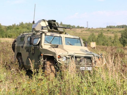 На форуме «Армия-2016» представят бронеавтомобиль «Тигр» с пушечным модулем