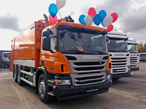 Официальный дилер Scania компания «Оренбург-СканСервис» поставил мусоровоз на шасси Scania P360 CB6×4HSZ ООО «ЭкоСпутник»