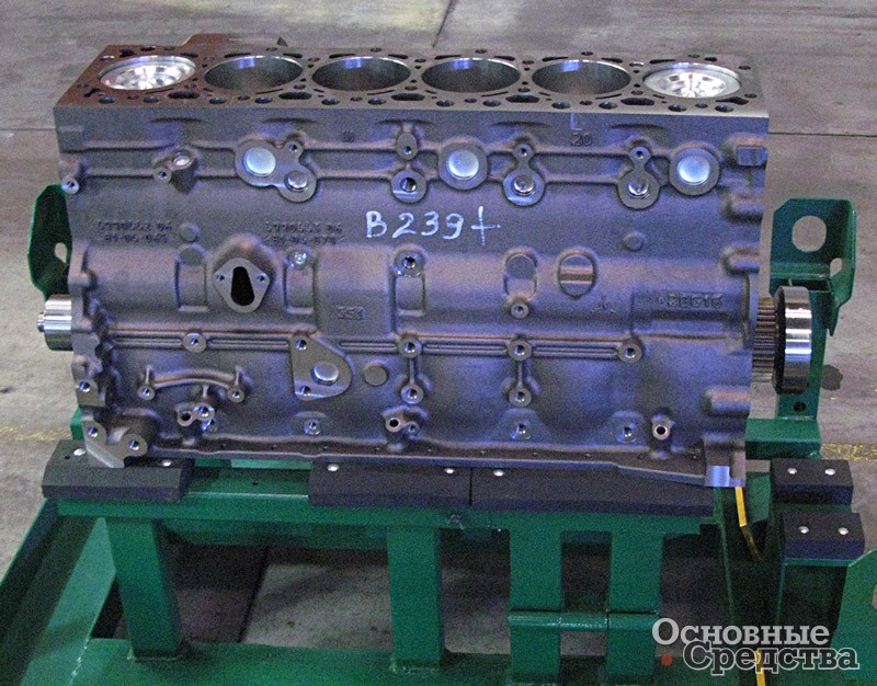 «Сервисный двигатель» (shortblock, ремкомплект) 6-цилиндровый серии ISB: блок, коленвал с поршневой