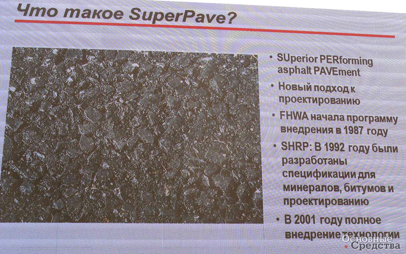 Слайды по методу Superpave