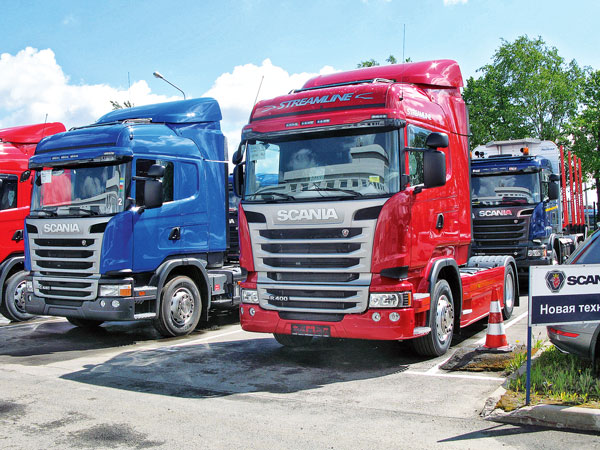 Импорт тяжелых грузовиков в Россию в 2017 г.