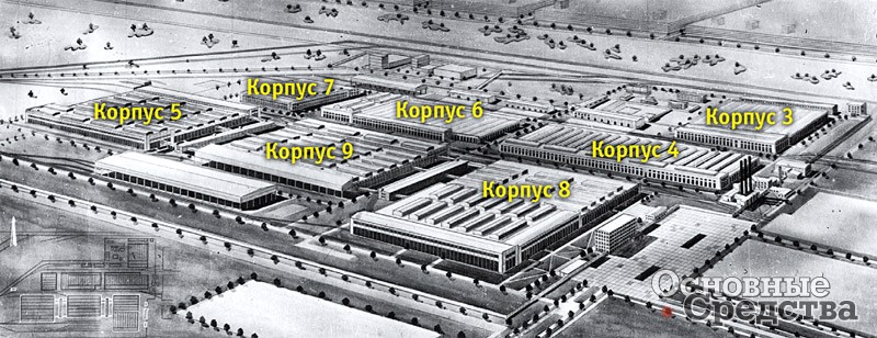 Генеральный план Брянского автомобильного завода, 1959 г.