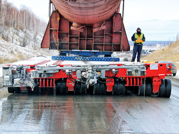 Системы подвесок транспортных средств для перевозок тяжеловесных крупногабаритных грузов