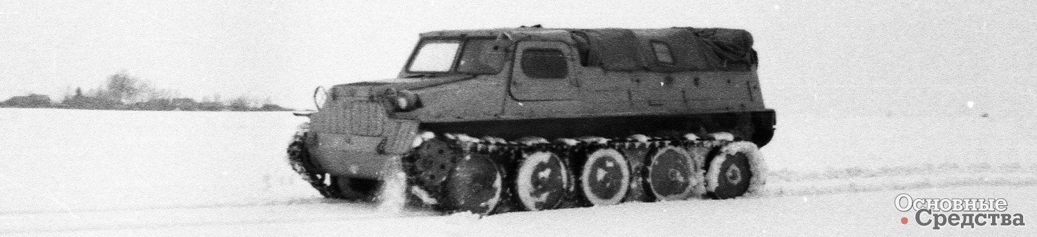 ГАЗ-47 на снегу