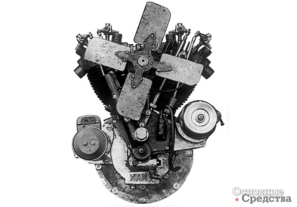 Рис. 5. Двигатель «НАМИ-1» с электрооборудованием производства фирмы «Сцинтилла»