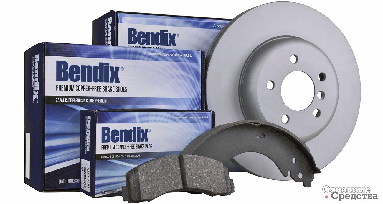 Тормозные диски и колодки BENDIX компании «Р и А Партнер Консалтинг»