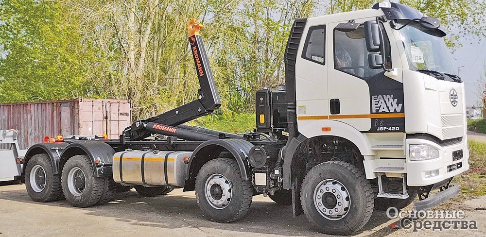 Мультилифт FAW CA3310 с крюком KROMANN XL26S.62.60HC – популярное готовое решение в бюджетном сегменте