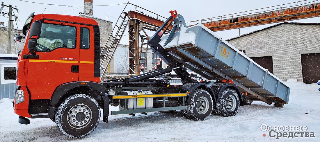 Испытания мультилифта HOWO ZZ1257 с крюком KROMANN ML 18S.52.6 прошли успешно