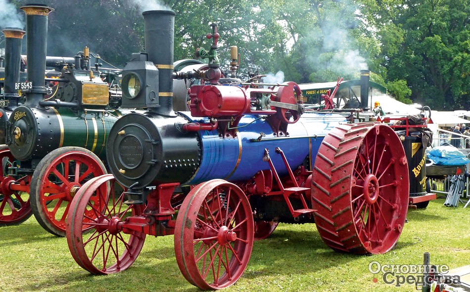 Паровой трактор заправлялся смазочным маслом из смолы