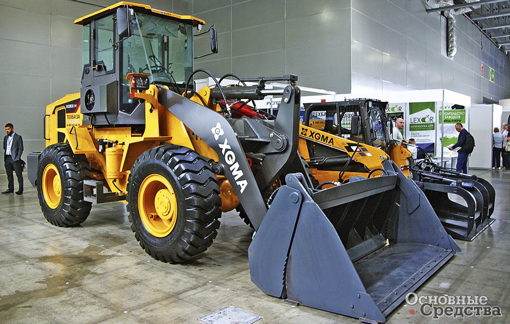Фронтальный погрузчик XGMA в специальном исполнении для полигонов ТКО