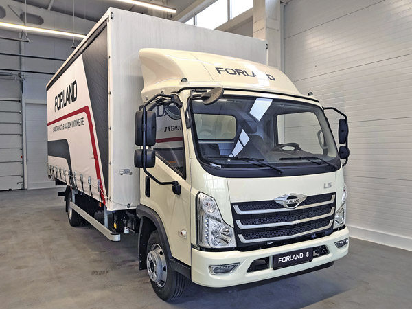 Развозной Forland 8 и тентованная платформа