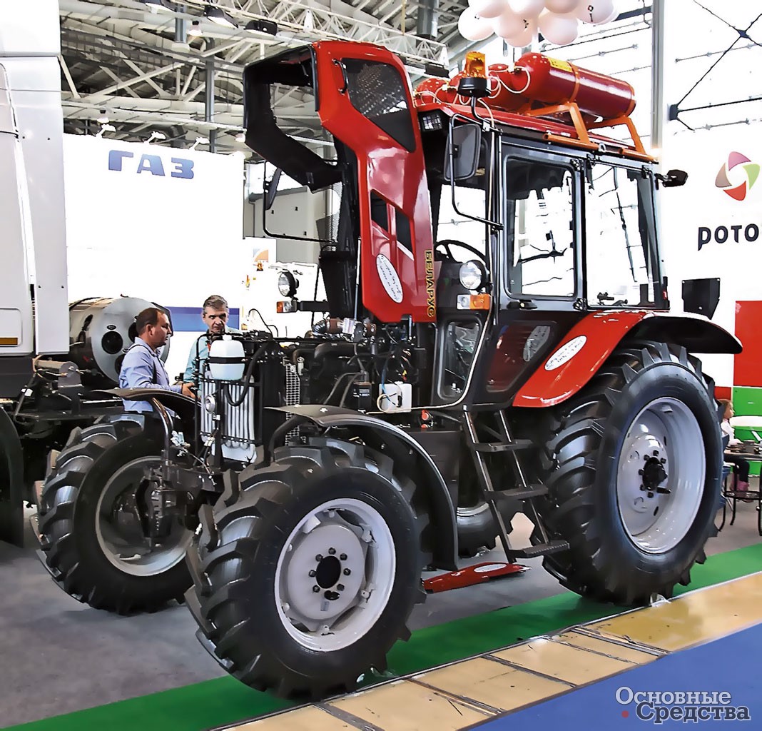 Трактор «Беларус» с газодизельным двигателем
