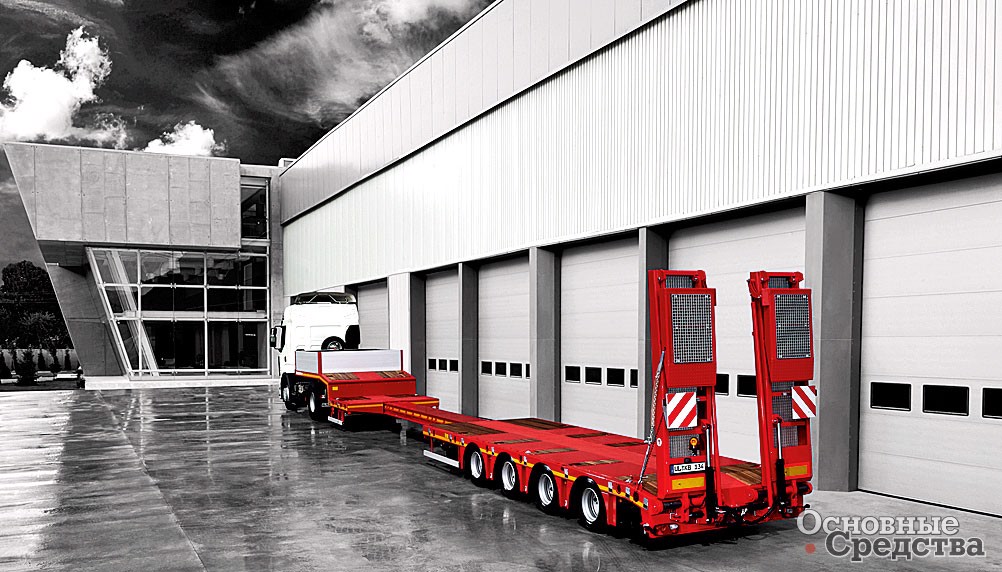 Kässbohrer K.SLA 4 – оптимальное решение для перевозки крупногабаритных грузов