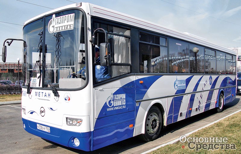 Автобус ЛиАЗ, работающий на КПГ