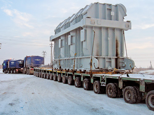 Перевозка грузов с высоким центром тяжести