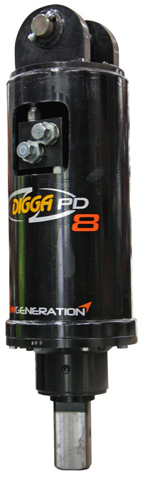 Привод шнека Digga PD10HF-5 High Flow предназначен для установки на спецтехнику с собственной массой 8–12 т