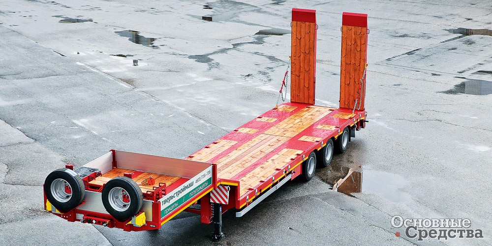 Сверхлегкий полуприцеп «Тверьстроймаш» для перевозки грузов до 30 т без разрешений и штрафов