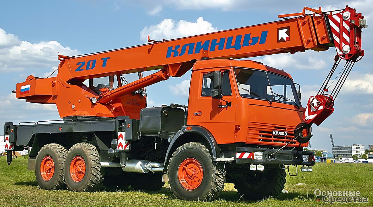 20-тонный КС-45719-7А «Клинцы» на шасси КамАЗ-43118