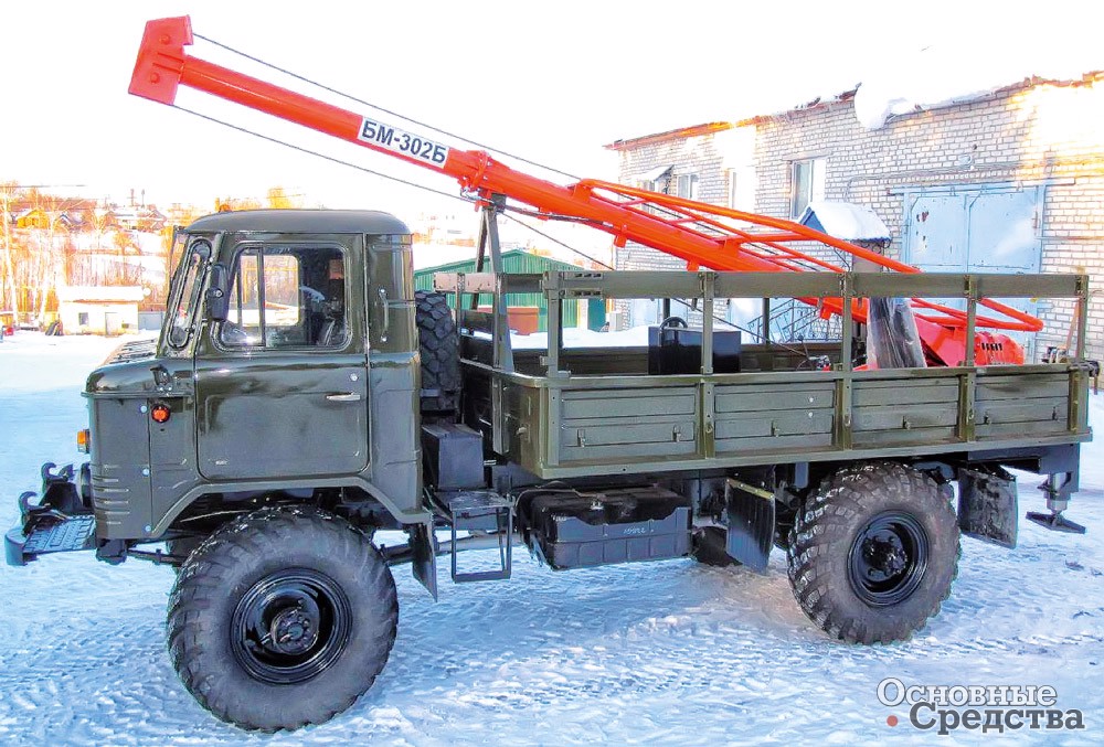 Много лет машина БКМ-302 на базе ГАЗ-66 пользуется популярностью у дорожников