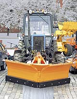Быстросъёмное снегоуборочное оборудование