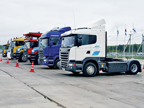 Большой автопробег Scania Road Show 2016