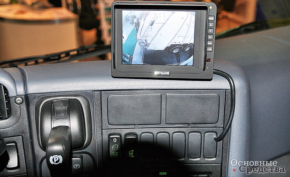 Монитор системы видеонаблюдения мусоровоза Zoeller Medium XLS i2