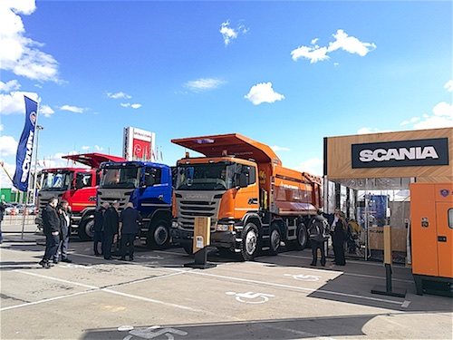 Scania представляет технику для горной отрасли на Mining World Russia 2017 