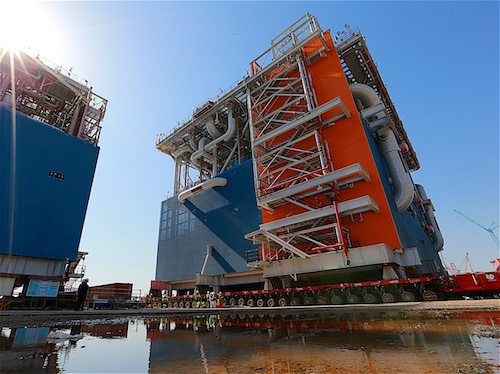 Модуль весом 7000 тонн для газоконденсатного месторождения Бованенково