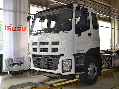 В Ульяновске открылось производство тяжелых грузовиков «Исузу»