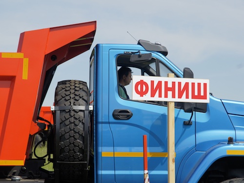Автозавод «Урал» предоставил самосвалы «Урал NEXT» для конкурса мастерства водителей компании «Газпром ПХГ»