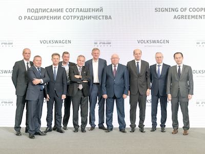 Volkswagen Group Rus и «Группа ГАЗ» расширяют сотрудничество в России