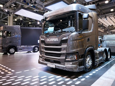 Впервые Scania представила технику нового поколения на международной выставке COMTRANS 2017