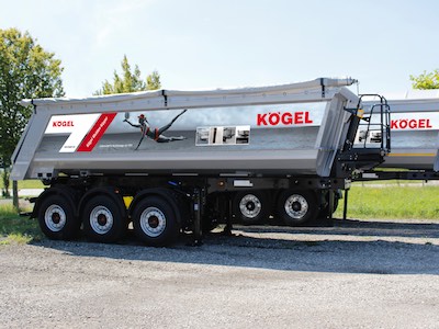 Комтранс 2017: компания Kögel представляет трехосные самосвальные полуприцепы с объемом кузова 27 м³