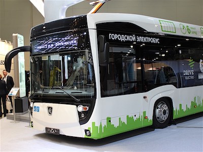 Мострансавто продемонстрировало возможности нового электробуса КАМАЗ с литий-титанатными батареями Drive Electro