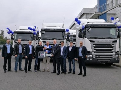 VEZU пополнила свой автопарк тягачами Scania